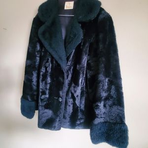 1960s Vintage Velvet Styled By Winter Coat Women's